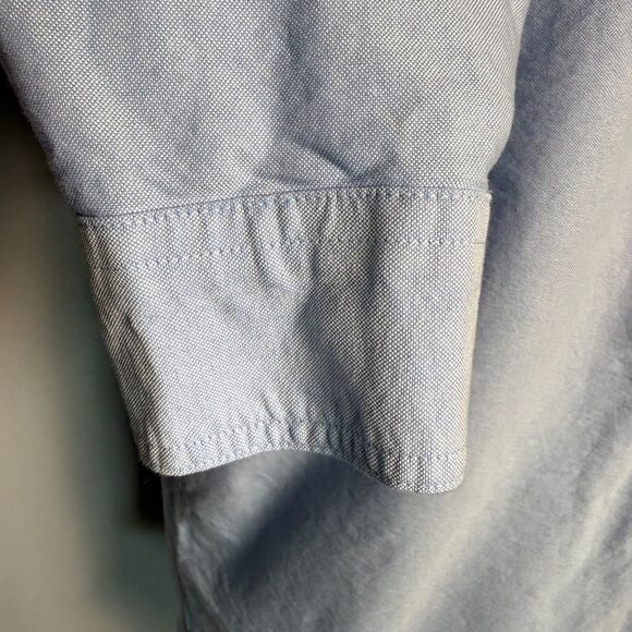 Lands' End Women's Oxford Long Sleeve Button Front Shirt Dress 100% Cotton 2/$50 - Picture 10 of 15